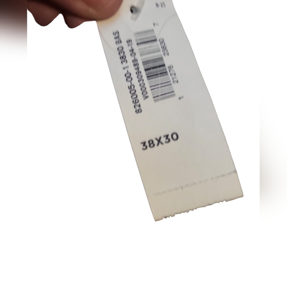 Old  Navy Distressed Athletic Slim Straight Jeans Size 38W/30L NWT - Picture 5 of 7